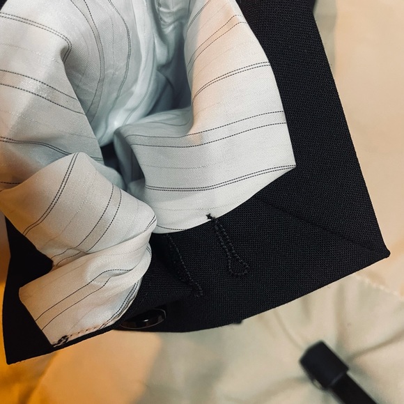 New Zara Men’s Black Sports Coat Size 42 - Picture 4 of 11